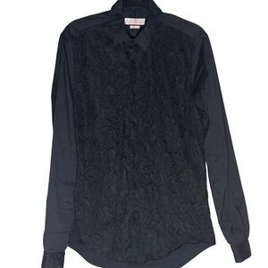 Zara Man Dress Shirt with Lace Front Inlay/XSmall-Small